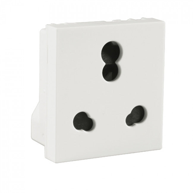 Havells 6-16A 3 Pin Combined Shuttered Socket Oro