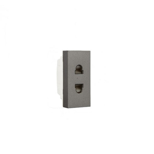 Havells 6A 2 Pin Socket Oro Metallica